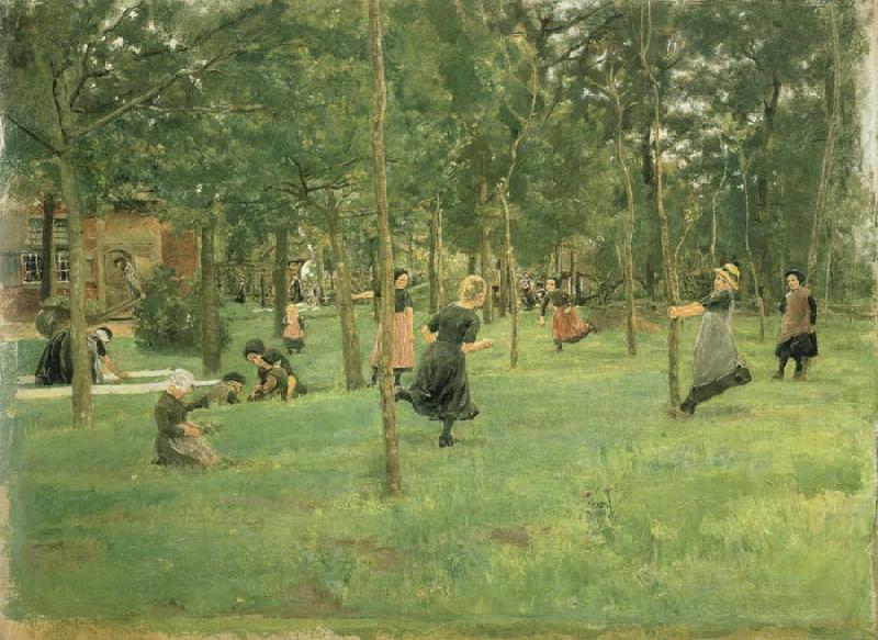 Children Playing, Max Liebermann
